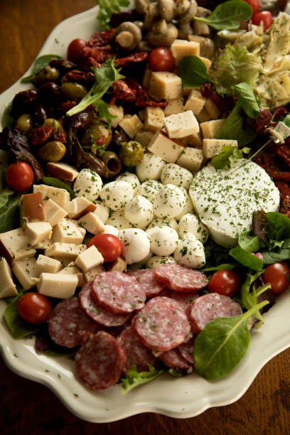 Italian antipasto platter