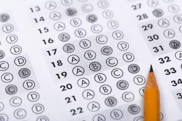 Fill in the answer sheet in the exam with a pencil