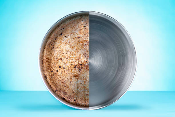 istock Saucepan Cleaning - Before and After Cleaning 1192308202