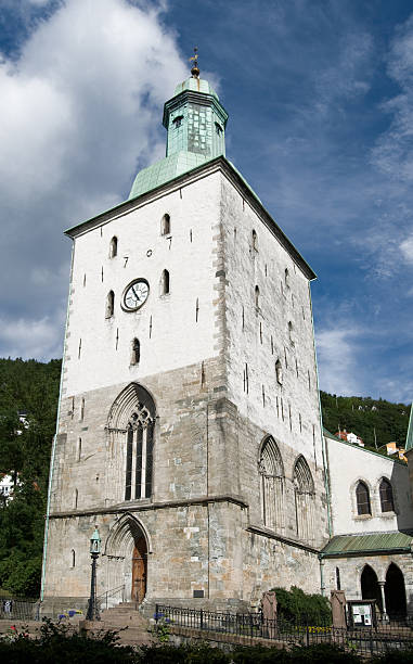 Bergen (Domkirke) Cathedral stock photo