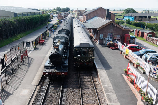 west somerset railway taunton, somerset england. - somerset west imagens e fotografias de stock