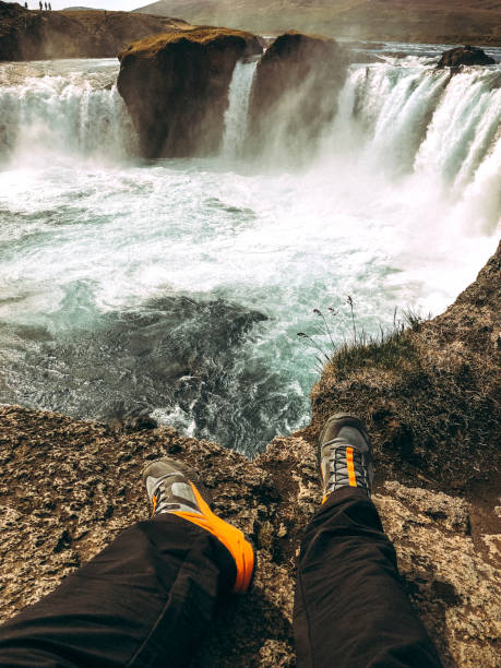 istock Beautiful view at Icelandic waterfall 1192324029