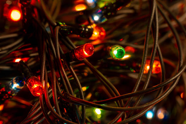 istock Christmas lights. Close-up. Macro 1192330806