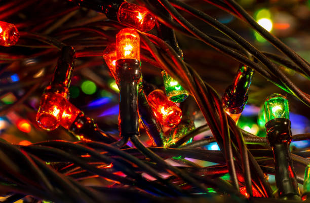 istock Christmas lights. Close-up. Macro 1192330808