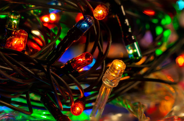 istock Christmas lights. Close-up. Macro 1192330811