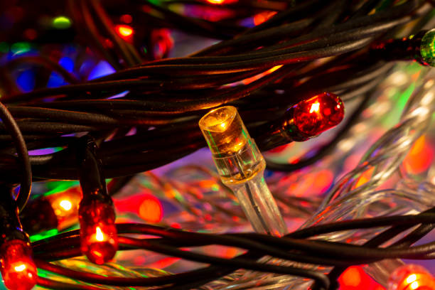 istock Christmas lights. Close-up. Macro 1192330819