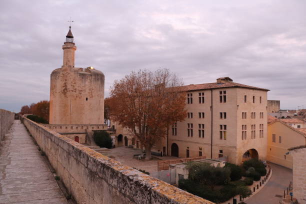 istock Round path on the fortifications of Aigues Mortes 1192333554