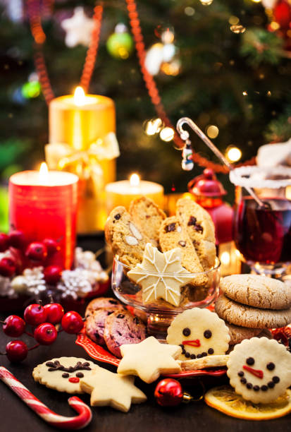 istock Various Chrismtas cookies, Holiday concept 1192334362