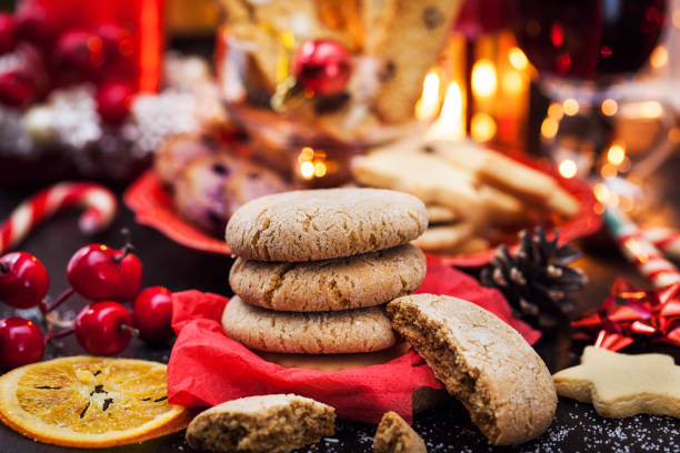 istock Chrismtas ginger cookies, Holiday concept 1192334396
