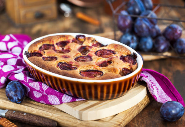 istock Fresh homemade dimply plum cake 1192334451