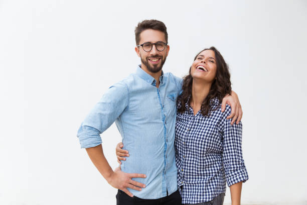istock Sweet happy couple hugging each other 1192343632