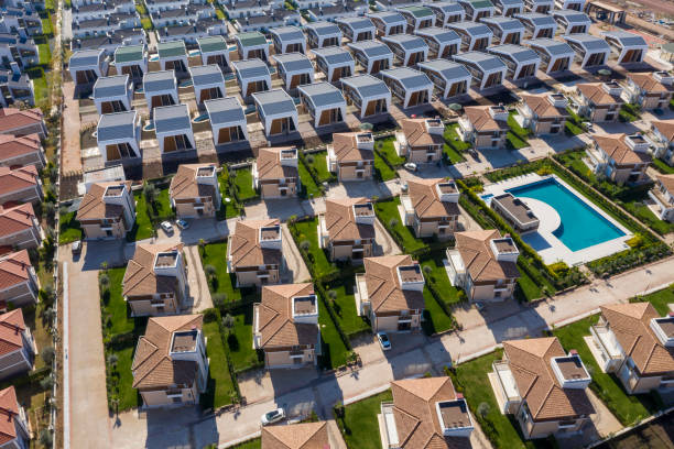 istock Aerial view of Housing Estates 1192348106