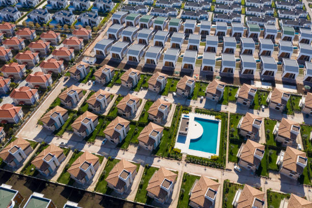 istock Aerial view of Housing Estates 1192348636