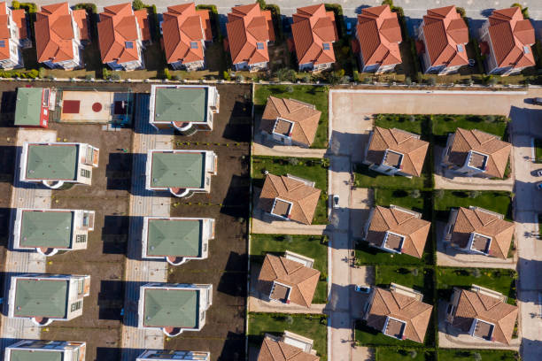 istock Aerial view of Housing Estates 1192348761