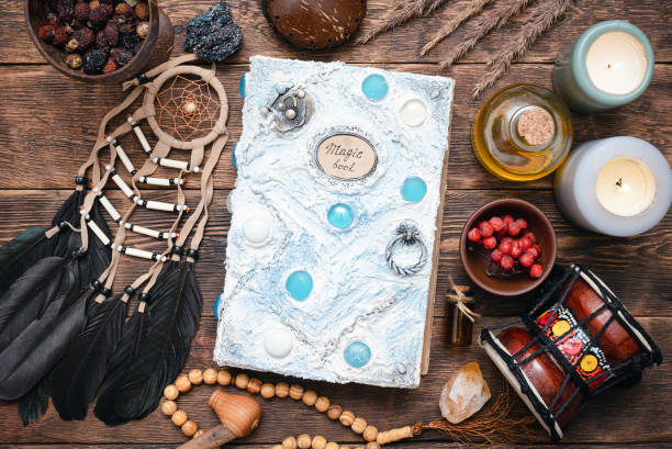 istock Witchcraft. Shaman table. Witch doctor. 1192351505