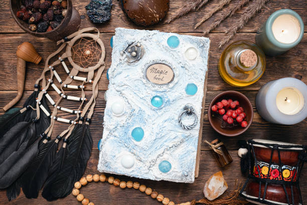 istock Witchcraft. Shaman table. Witch doctor. 1192351540