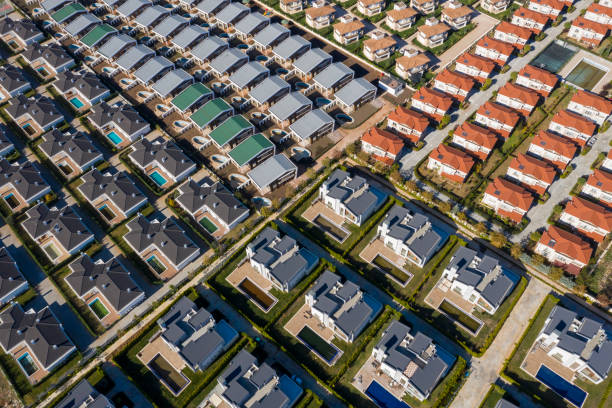 istock Aerial view of Housing Estates 1192351602