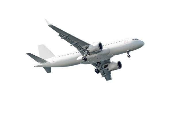 istock Commercial airplane flying 1192351603