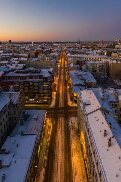 istock Beautiful Riga old town panoramic view 1192352640