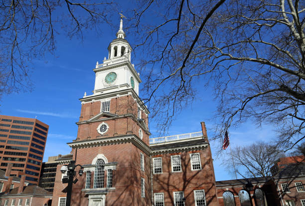 istock The tower and the trees - Independence Hall 1192352749