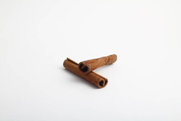 istock Top view cinnamon sticks isolated on white background 1192353808