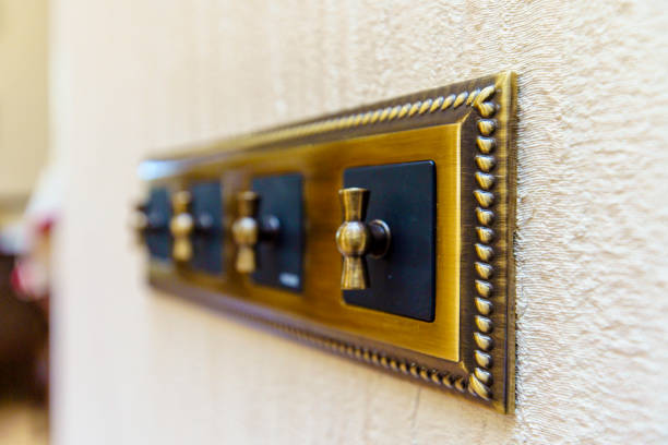 istock light switches vintage 1192356547