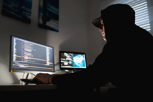 Computer Hacker Cyber Attack Computer Hacker Cyber Attack bottomless models stock pictures, royalty-free photos & images