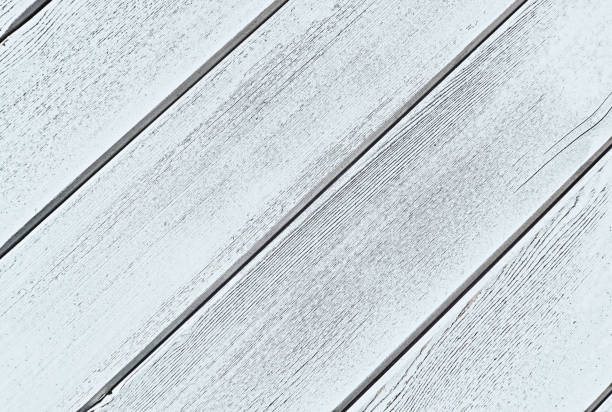 istock White natural wood background with rough structure. 1192364710