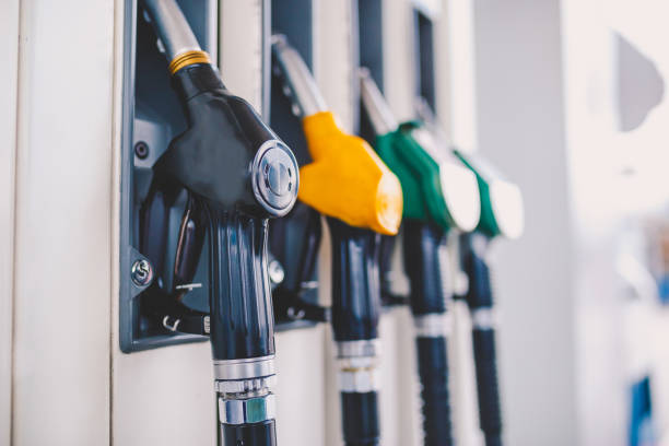 istock Different types of fuel pumps 1192371742