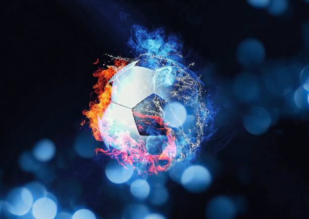 istock Abstract soccer ball 1192380703