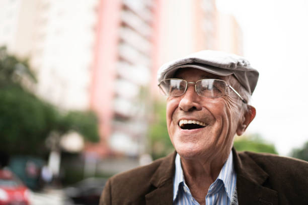 istock Senior looking away outdoors 1192382627