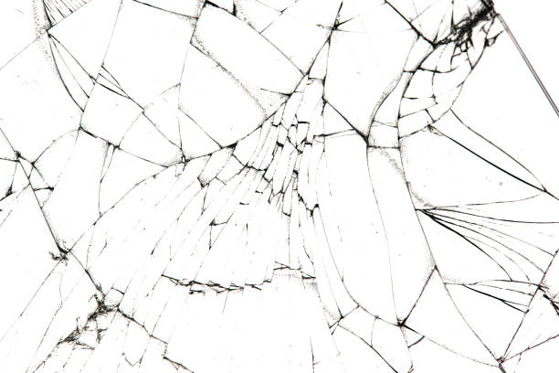istock cracked glass isolated on a white 1192383613