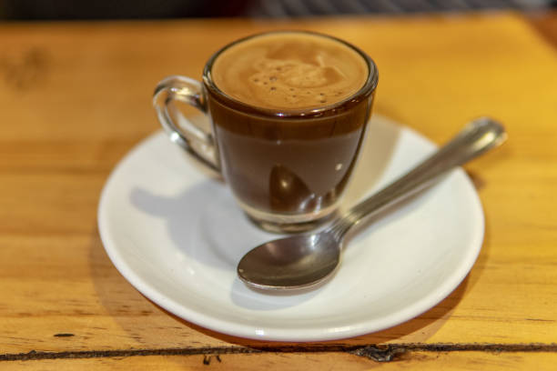 istock Fresh Cup of Coffee and Spoon 1192383939