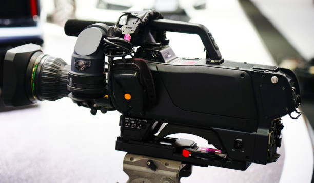 istock Video camera standby for recording 1192385107