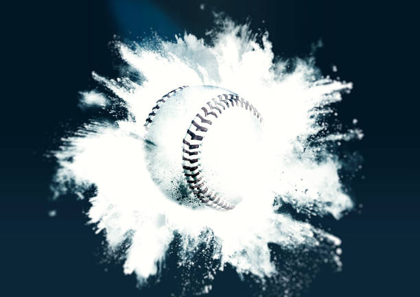 Abstract baseball ball Abstract baseball ball competition heat stock pictures, royalty-free photos & images