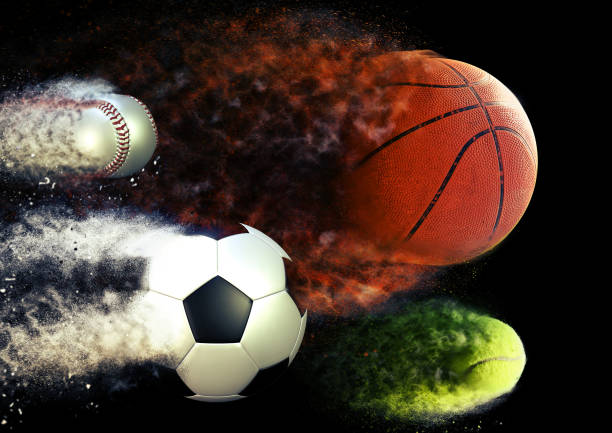 istock Multiple abstract sports balls 1192386794