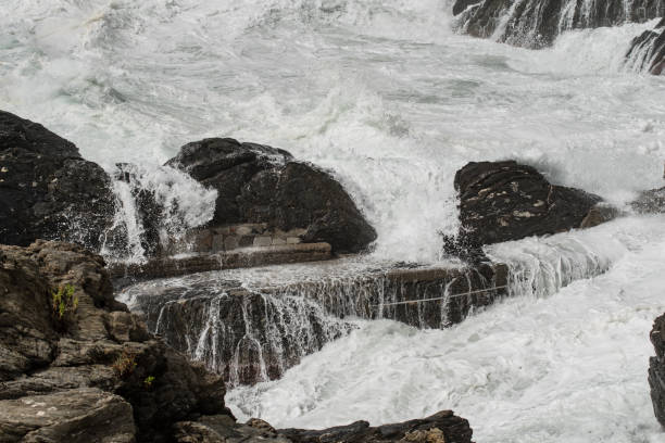 istock Waves splashing on sea 1192389726