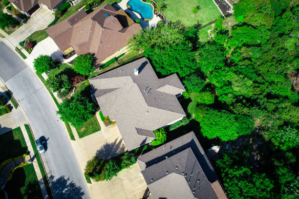 istock Real Estate above Austin straight down views 1192391521
