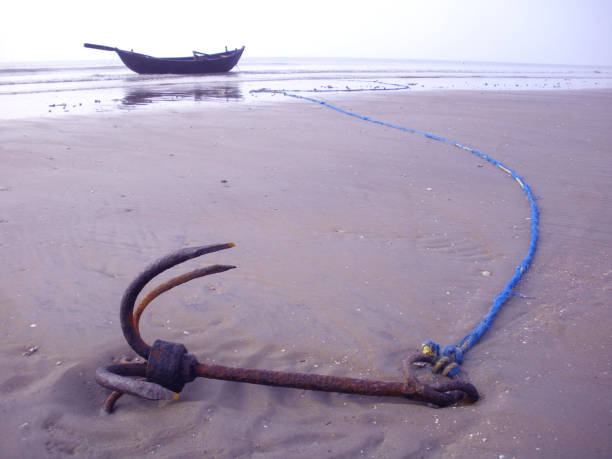 istock Fishing boat waiting for tide 1192403890