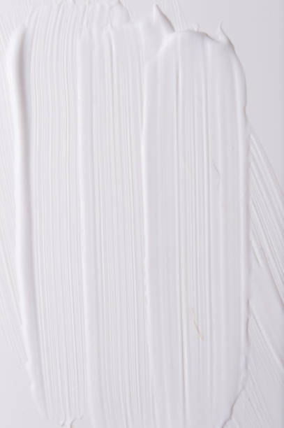 istock White cream painted with oil paint background texture 1192407817