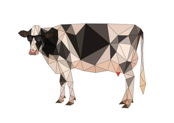 istock Abstract cow with sunglasses 1192417919