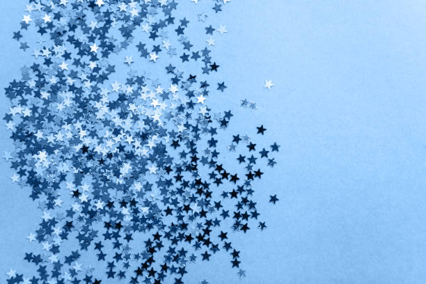 istock Festivein classic blue color stars 1192439848