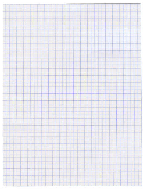 istock A blank sheet of paper in a box torn from a notebook in mathematics 1192441440
