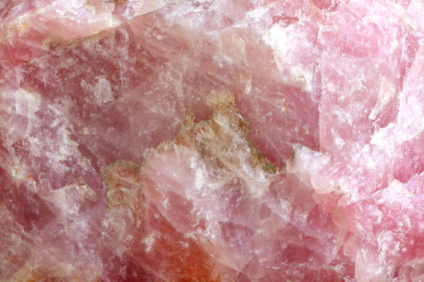 istock Beautiful rose quartz background. quartz gemstone pink 1192447026