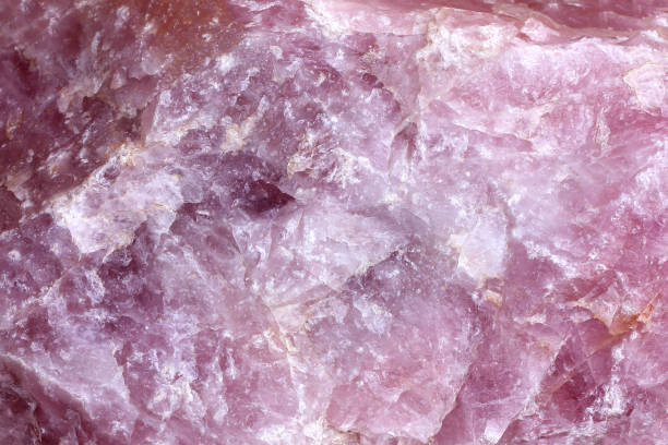 istock Beautiful rose quartz background. quartz gemstone pink 1192447085