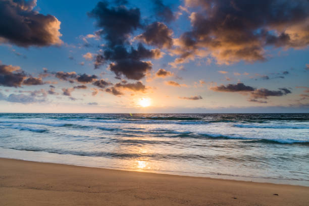 istock Clouds, sea and surf sunrise seasape 1192448133