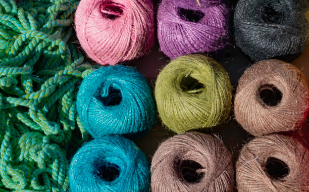 istock wool twine and wool balls 1192450531