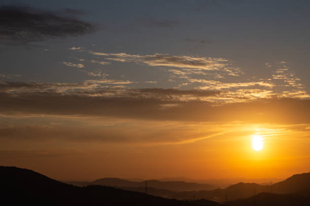 istock Mountain and the sun in the morning 1192451168