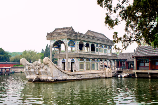 istock Famouse Marble boat on Kunming Lake. 1192460100