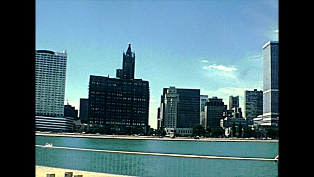 Chicago waterfront in 1970s